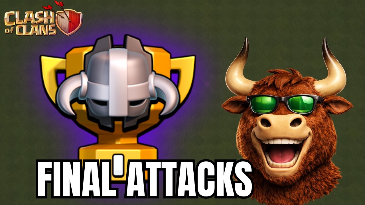Ending CWL With These Attacks | Clash of Clans