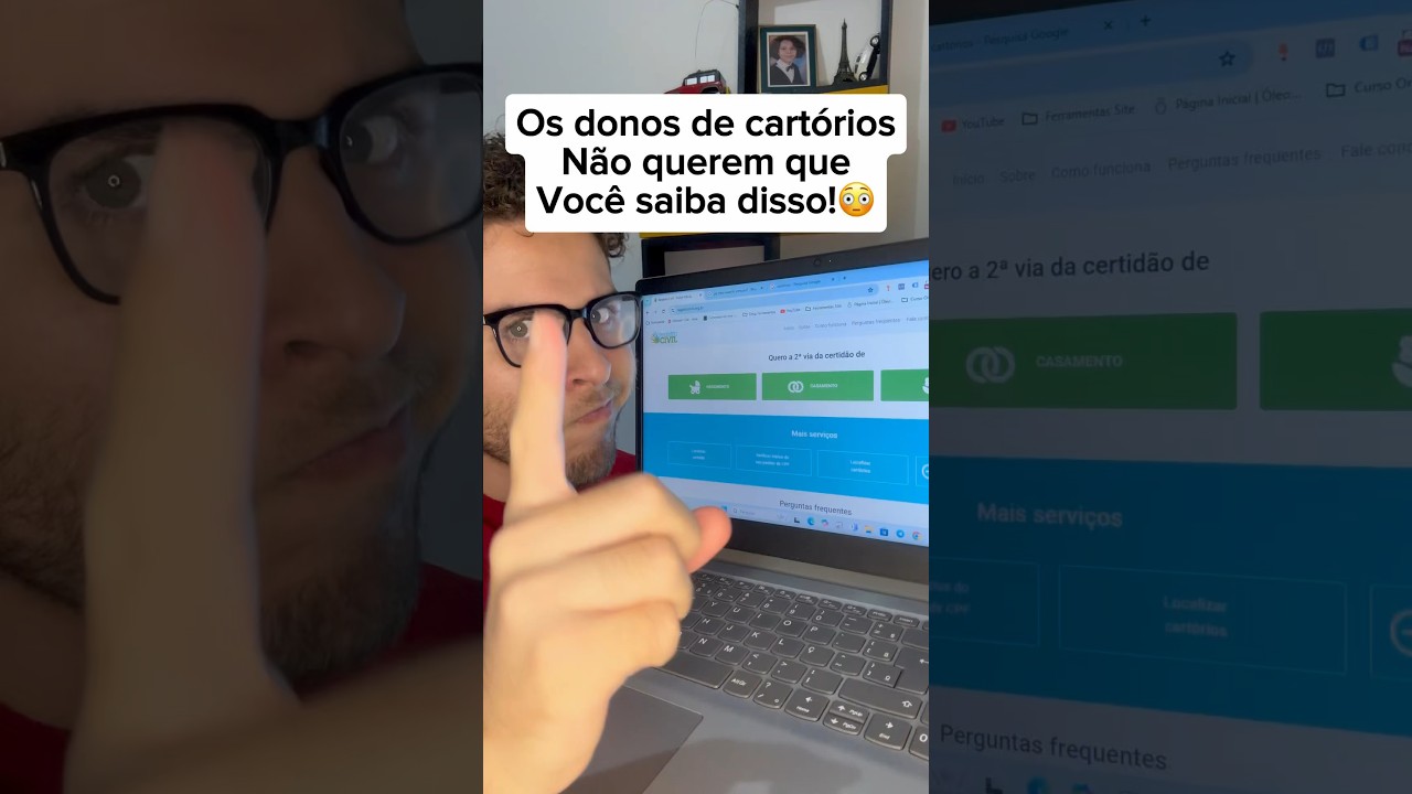 Como Tirar a segunda via de suas certid&otilde;es ￼apenas usando o site do registro civil!