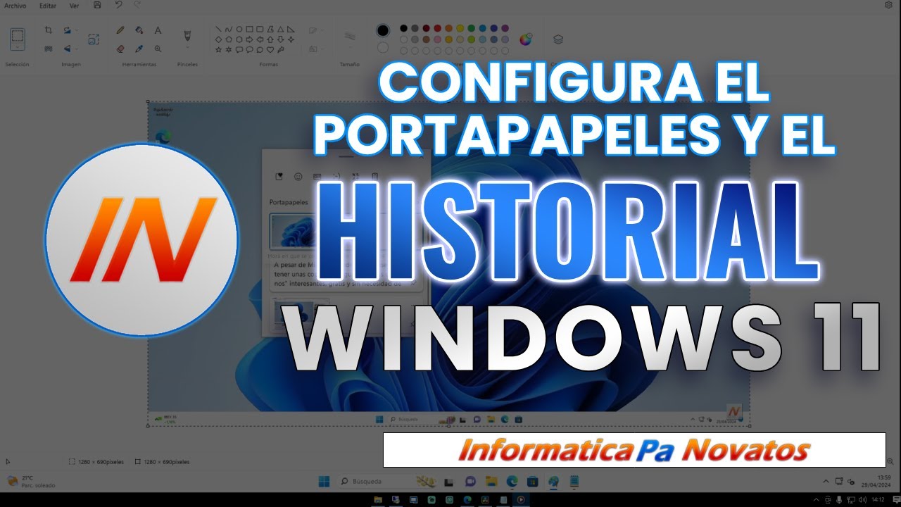 Configurar el portapapeles y habilitar el historial