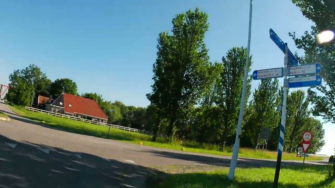 Fytsritsje fan 22-06-2022 Diel01 - fan Hielpen nei Warkum oer de Aldedyk
