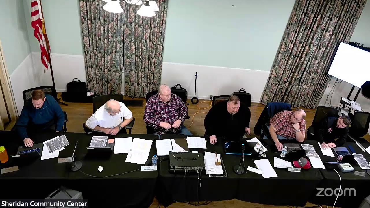 Sheridan Town Council Meeting 03/03/2026