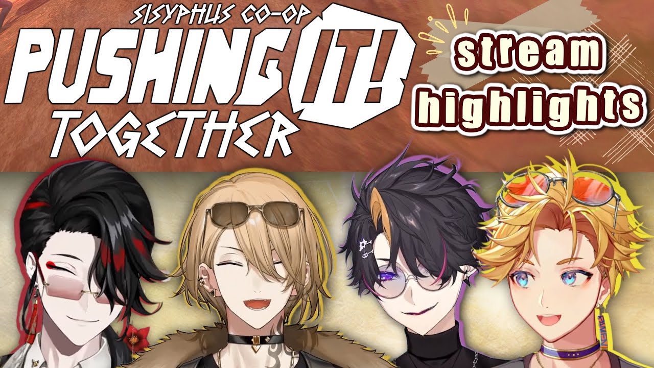 Pushing It! Together with the boys while Vox slowly loses his mind 【NIJISANJIEN CLIP】