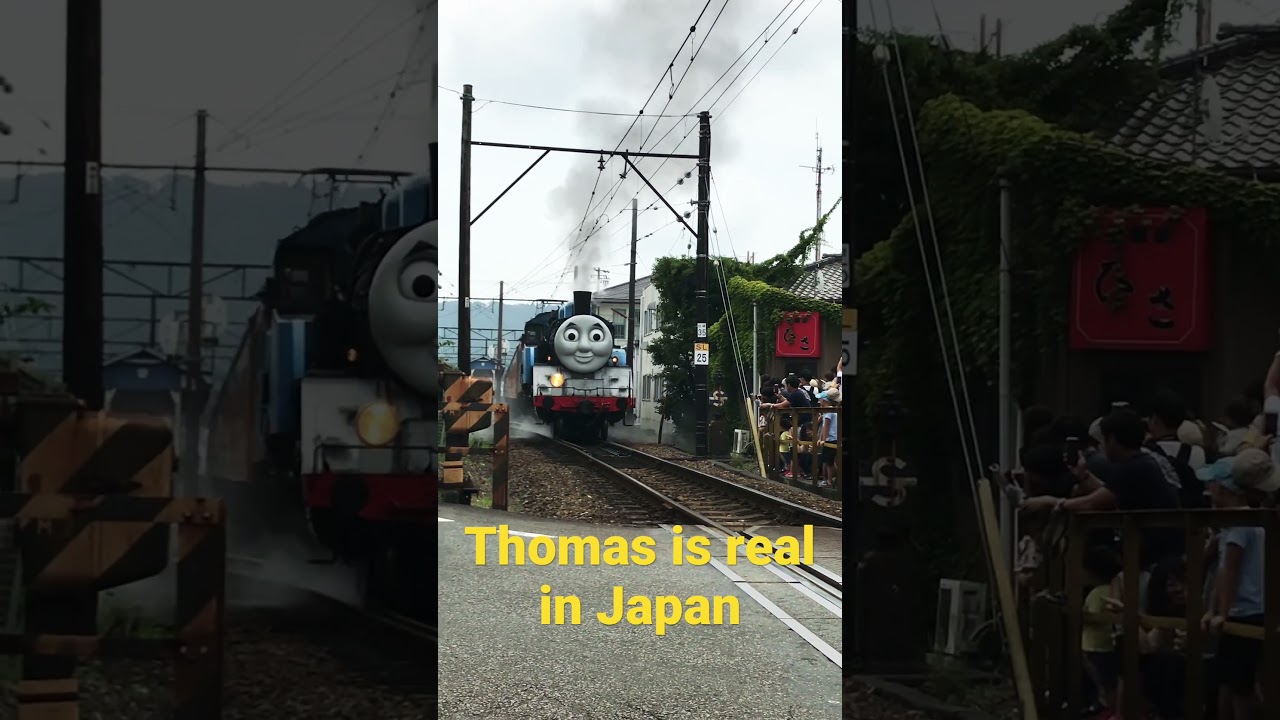 Kereta Thomas memang nyata ada di jepang #hidupdijepang #shorts #kereta