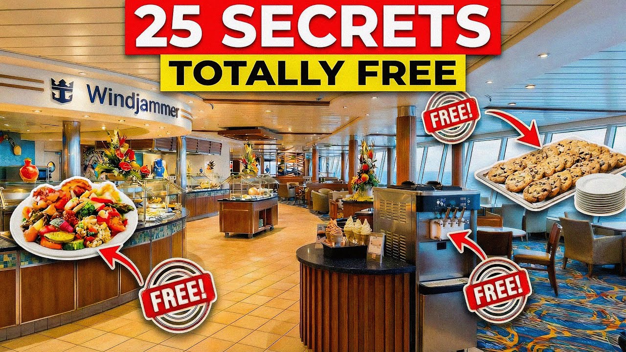 25 FREE Things on Royal Caribbean You Didn't Know EXISTED!