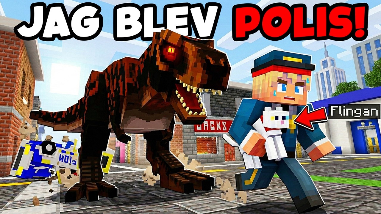 AffeDoom blir en POLIS i Minecraft