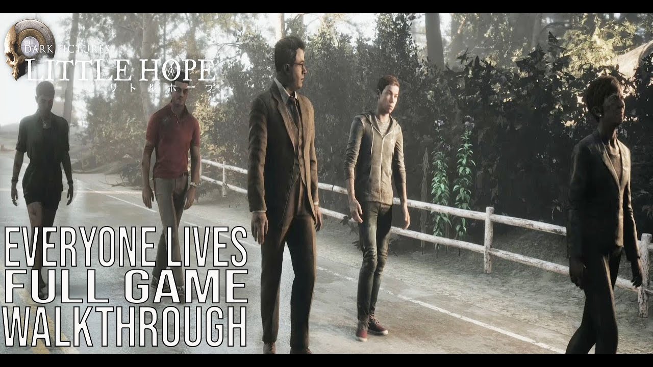 THE DARK PICTURES ANTHOLOGY LITTLE HOPE Full Game Walkthrough No Commentary (BEST ENDING)
