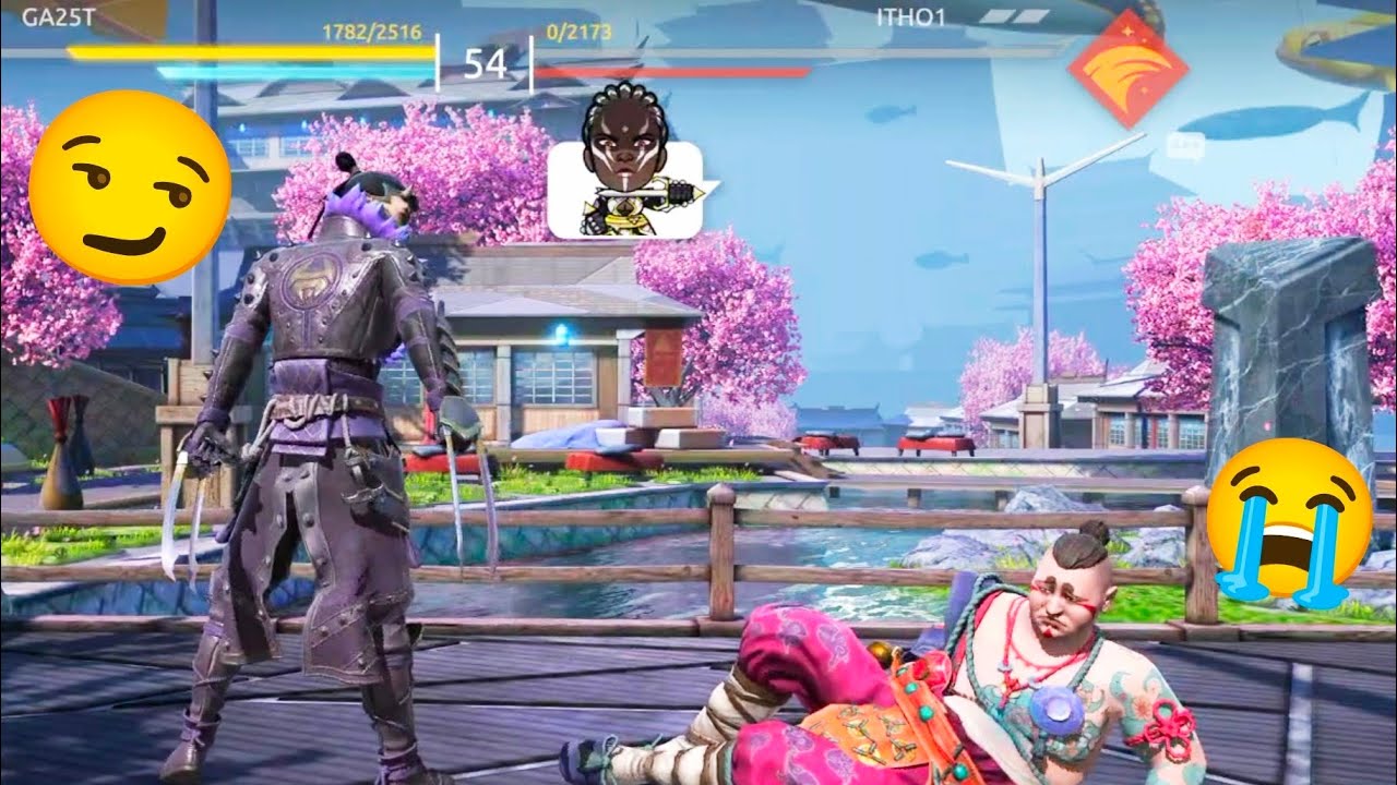 Shadow Fight 4 But I'm not using any shadow skill and special moves, Defeating players new players 