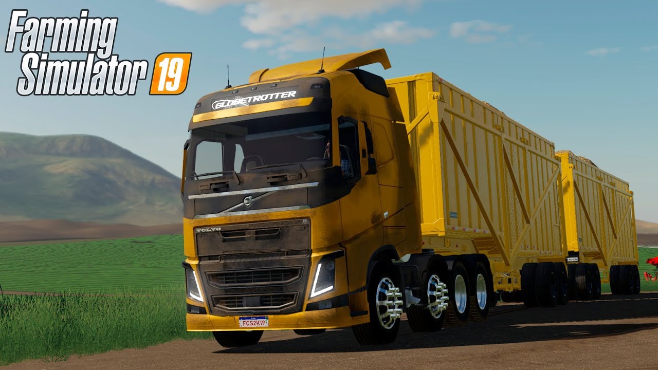 VOLVO FH NA PRESSÃO DA CANA | Farming Simulator 19