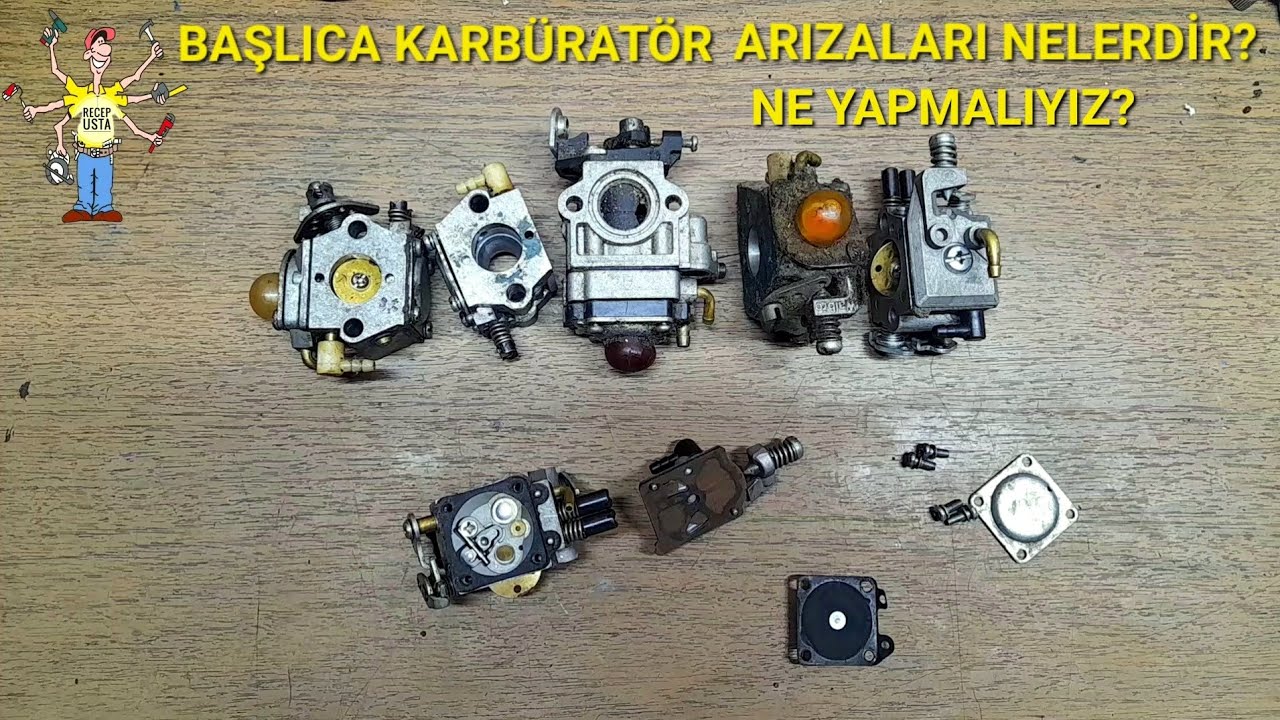 Karbüratör Arızaları Nelerdir? Nasıl Yapılır? #motorlutestere #motorlutırpan #tırpanmotoru