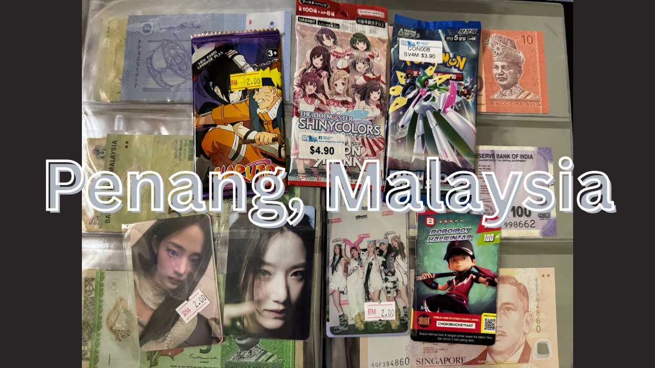 UNBOXING TRADING CARDS FROM PENANG
