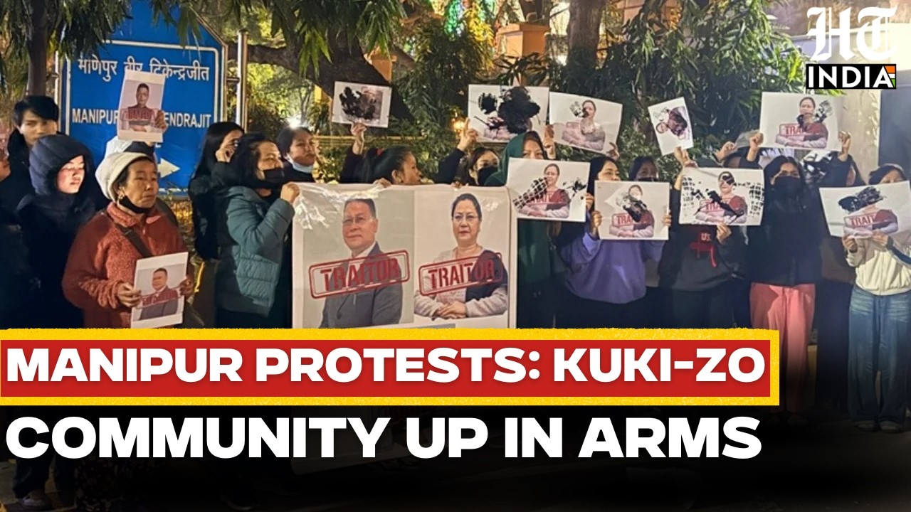 LIVE | Manipur | Kuki-Zo Community Protests Against Three MLAs Who Joined BJP-Led Govt