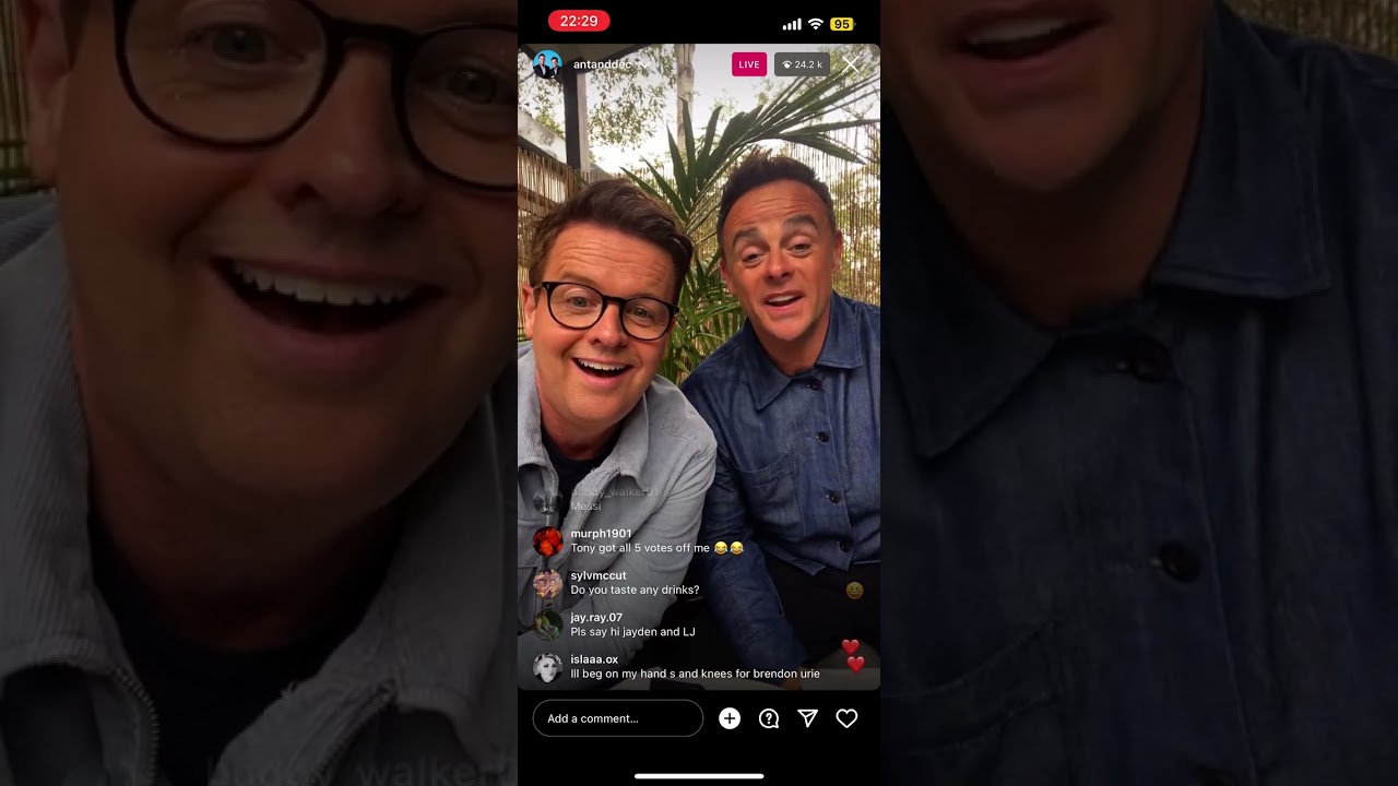 Ant and Dec Live stream: Jungle club 24/11/23