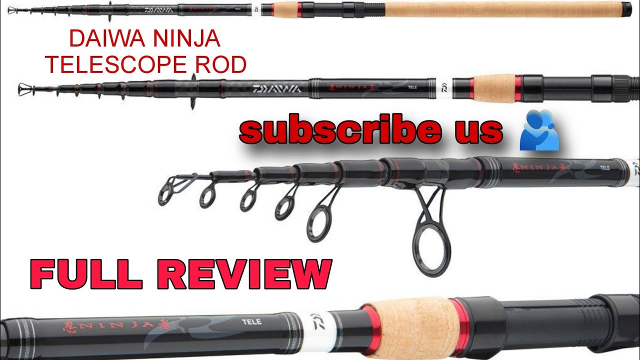 Daiwa Ninja X Telescope Rod (FULL REVIEW) LIKE SHARE & SUBSCRIBE #fishing #reels  #video #fullreview