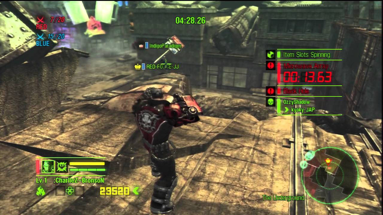 Anarchy Reigns - MULTIPLAYER TEAM DEATHMATCH GAMEPLAY 2012 - Jack [HD]