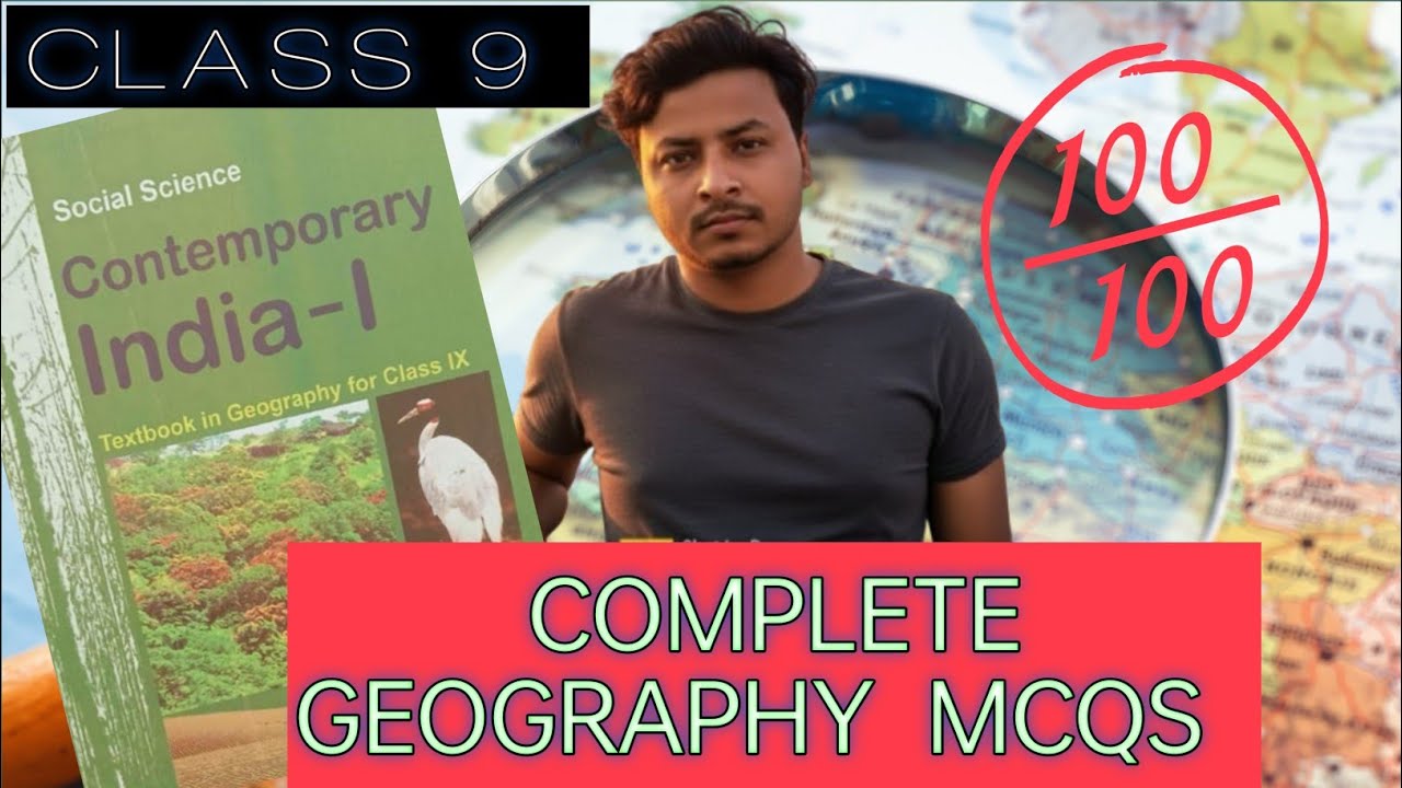 Class 9 Geography All Chapter Important MCQS ||Cbse Class 9 Final Exam|| 💯 Exam Pe Aayega 🔥
