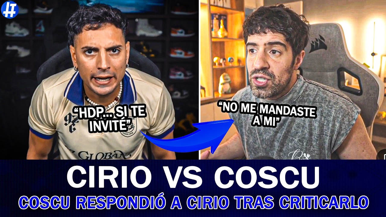 ¡COSCU y MARTÍN CIRIO SE PICARON! COSCU LE RESPONDIÓ y CIRIO SALIÓ AL CRUCE NUEVAMENTE