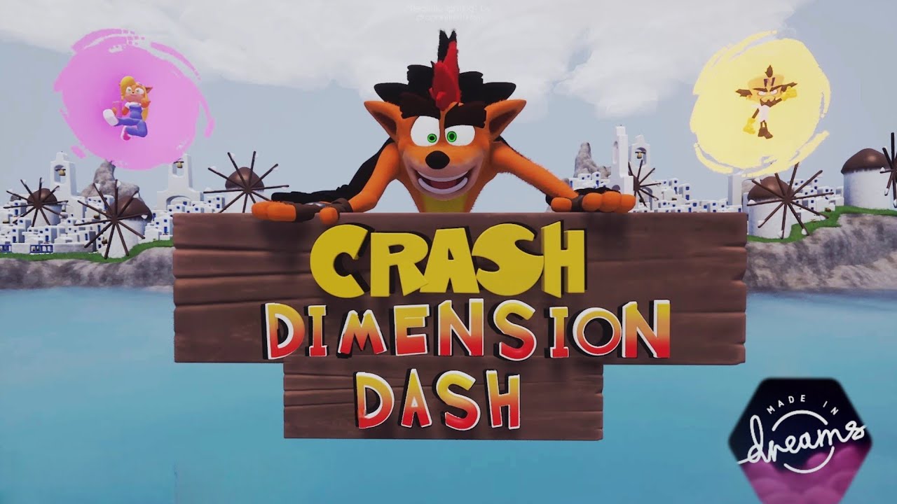 Crash Bandicoot: Dimension Dash: (PS5) (4KHDR) (Dreams)