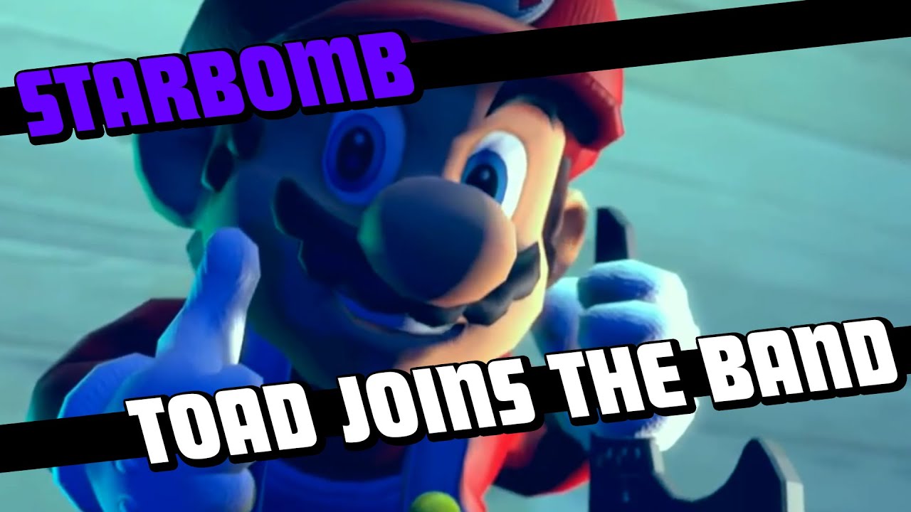 Starbomb: Player Select FAN ANIMATION - TOAD JOINS THE BAND