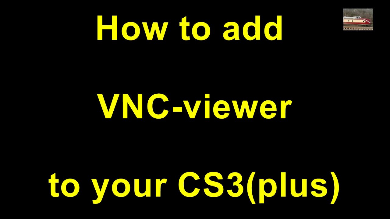 CS3 VNC Viewer How to EN