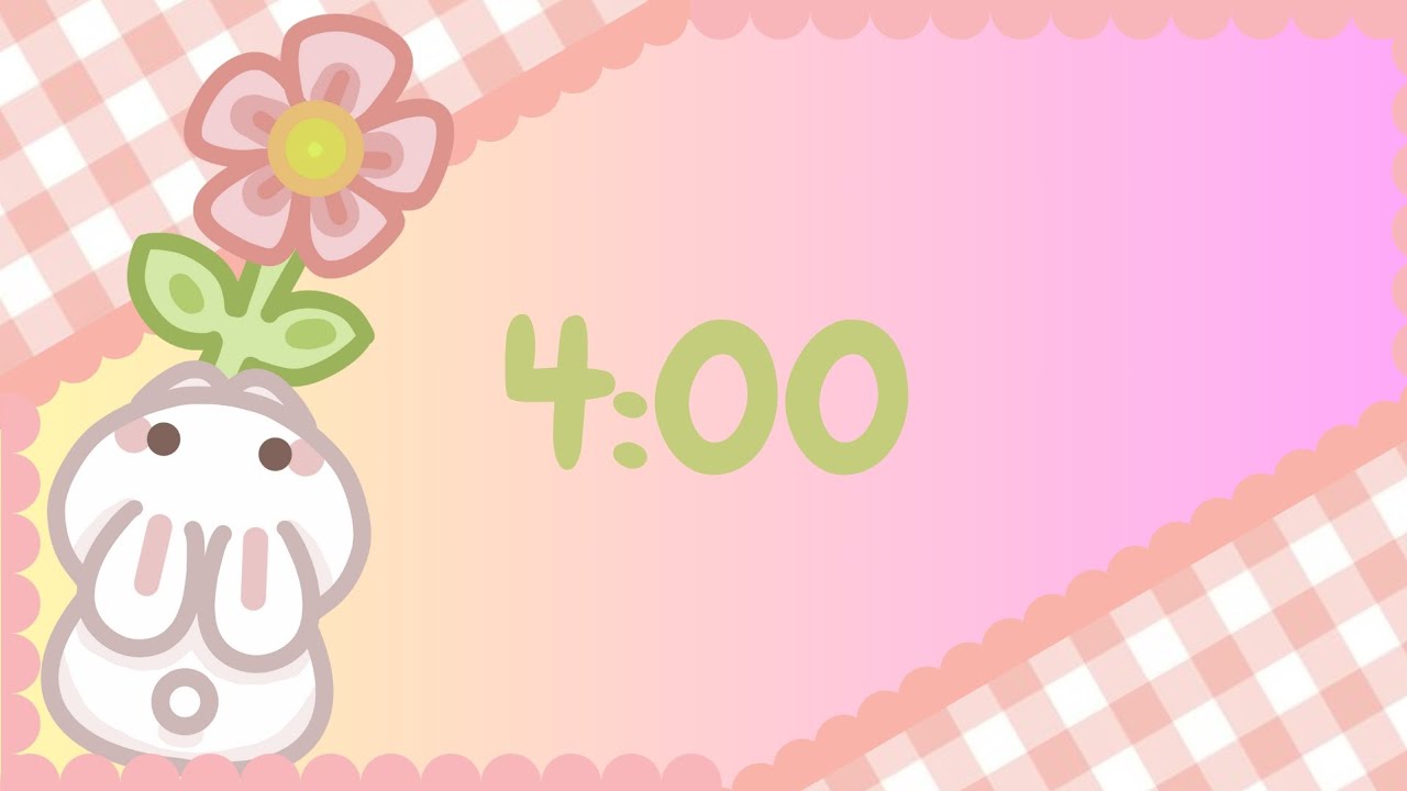 4-Minute Timer | Bunny Edition! 🐰
