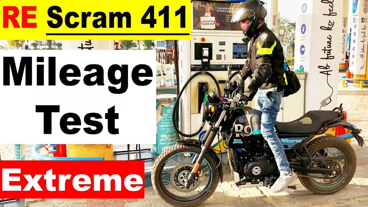 Royal Enfield Scram 411 Extreme Mileage Test l EXCLUSIVE 😱🤦🏻‍♂️