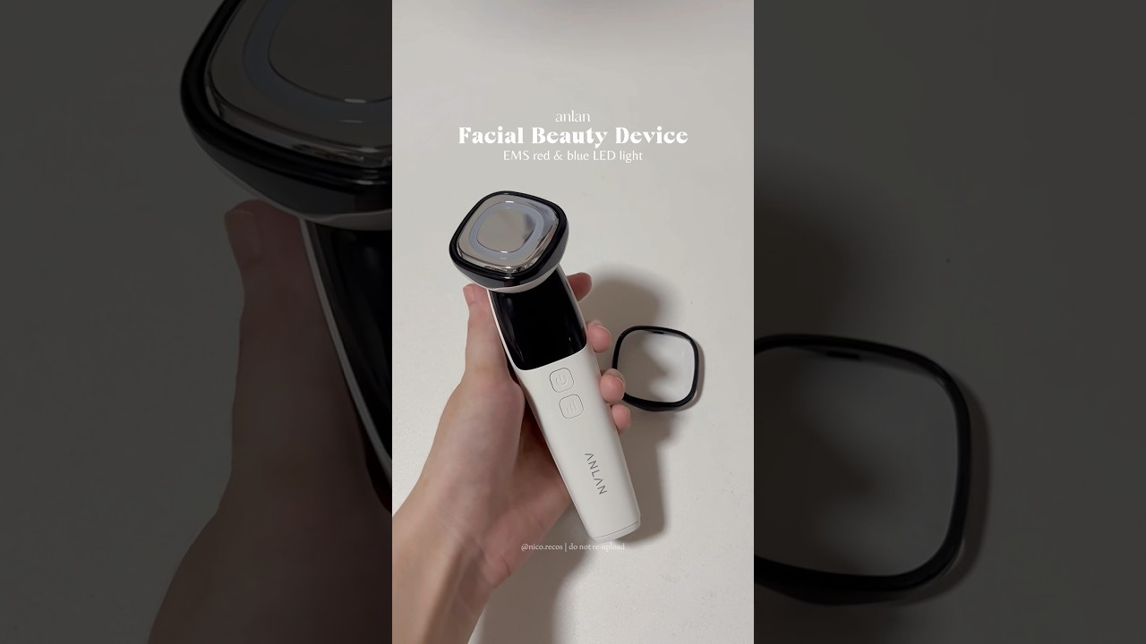 ANLAN Facial Beauty Device ✨ Red & Blue LED Light Theraphy ☁️