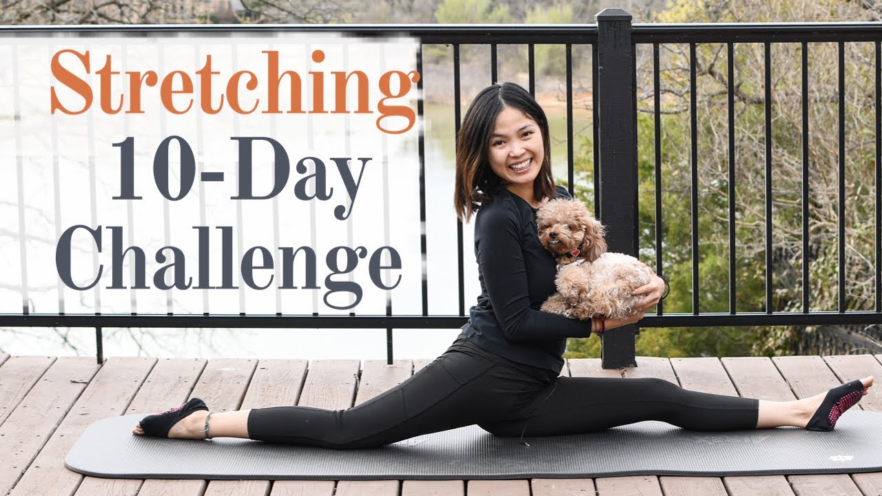Do this 10 Days Of Stretching Pilates Challenge to be more flexible