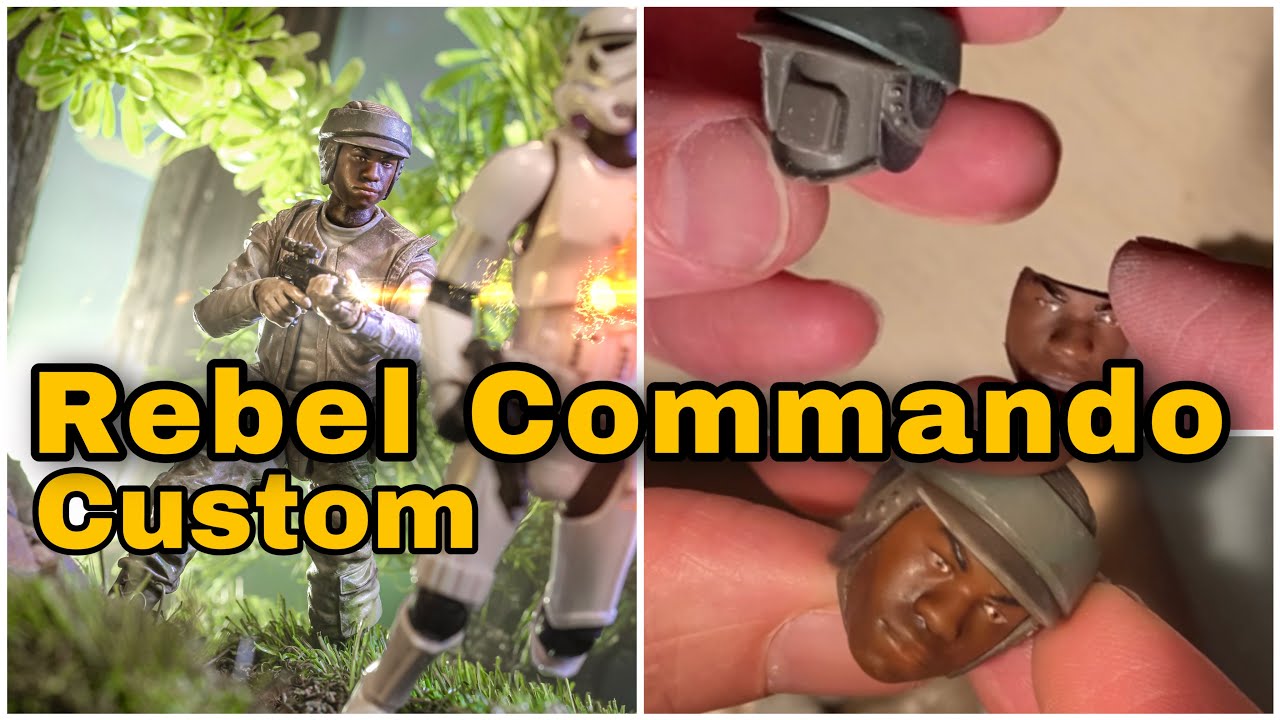 Black Series Rebel Commando Custom Endor Figure Tutorial