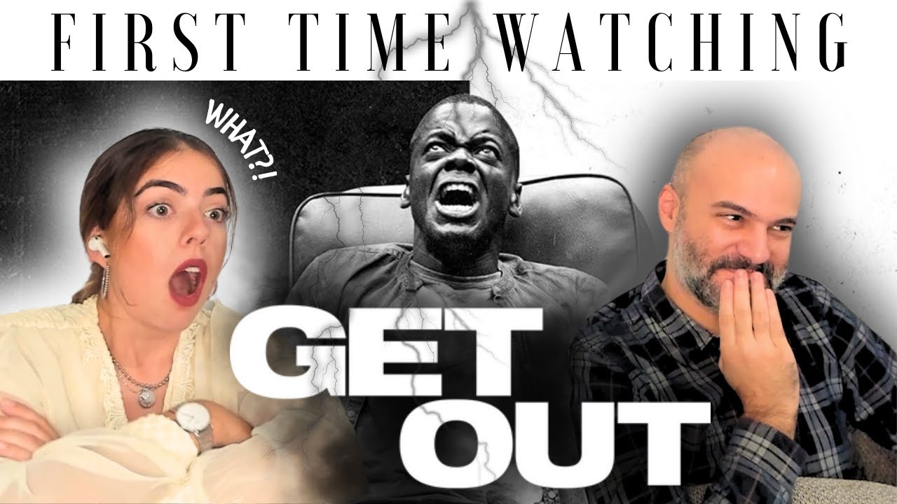 SCARED psycho wife discovers * GET OUT * (2017) and gets surprised! FIRST TIME WATCHING | REACTION