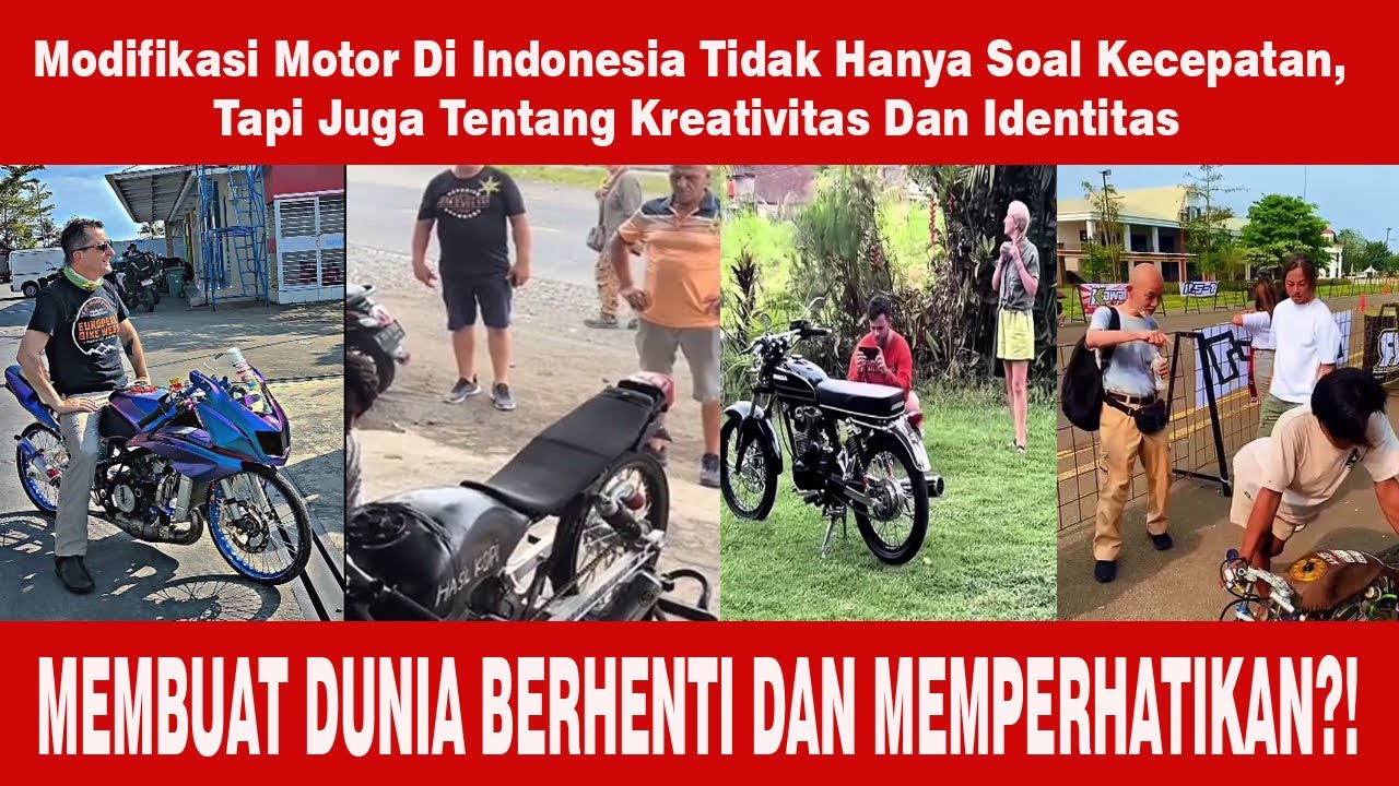 Para Bule Bikers Eropa Kagum Lihat Motor Ini di Indonesia!?