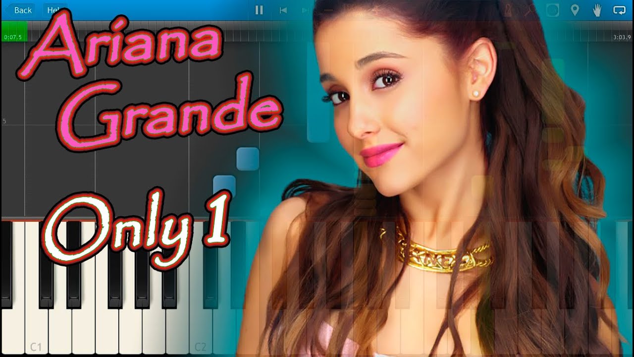 Ariana Grande - Only 1 [Piano Tutorial] Synthesia