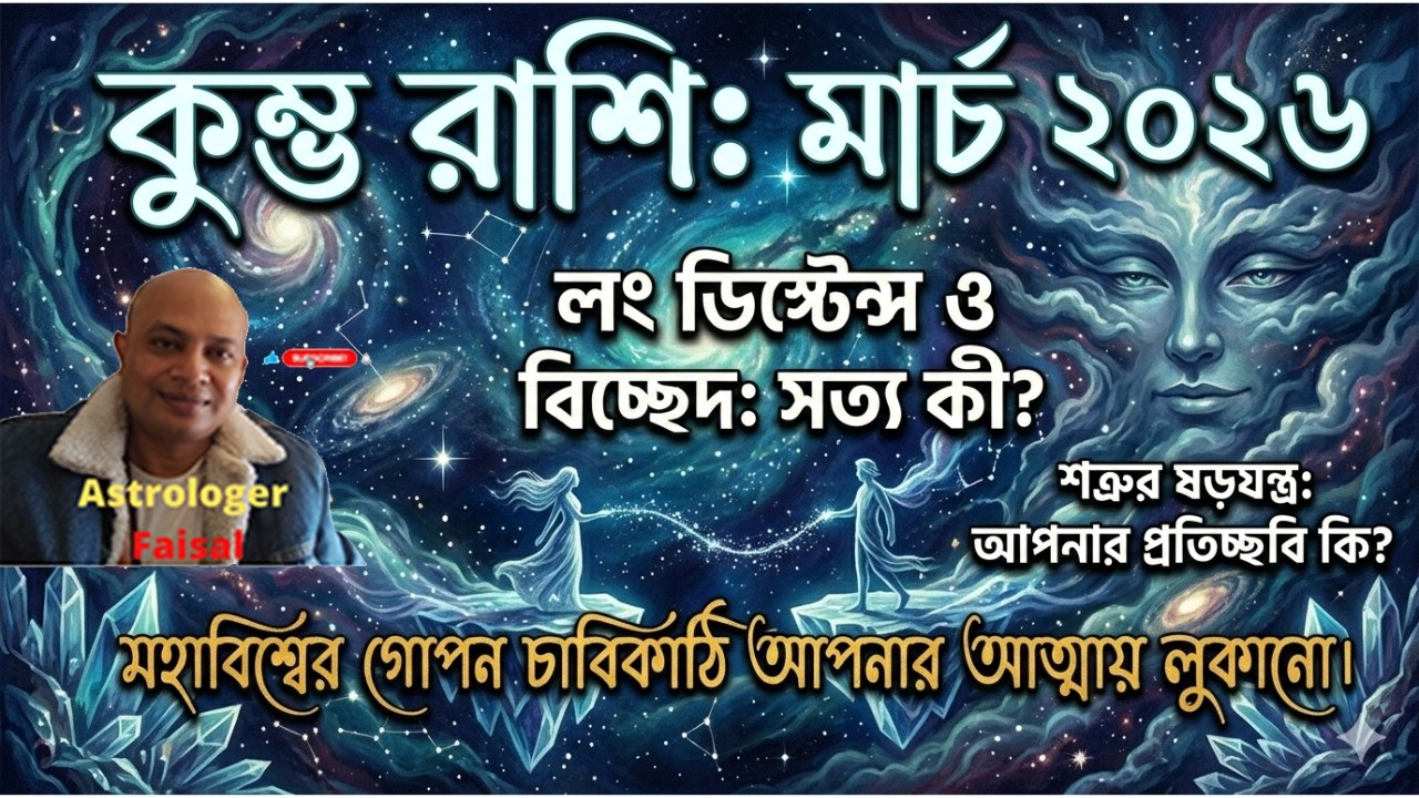 কুম্ভ রাশি মার্চ ২০২৬ লং ডিস্টেন্স রিলেশন, বিচ্ছেদ এবং শত্রু তারা আপনার সম্পর্কে কি ভাবছে।