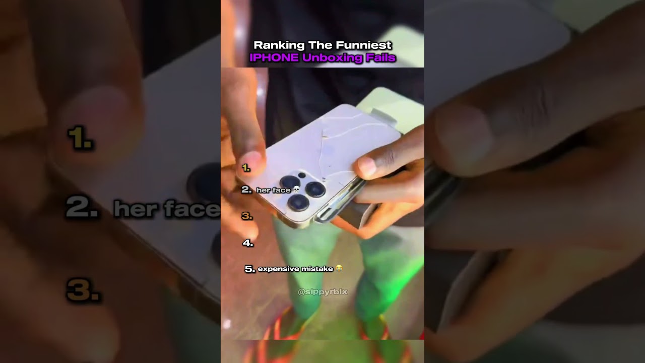 Ranking The Funniest IPHONE Unboxing Fails 💀