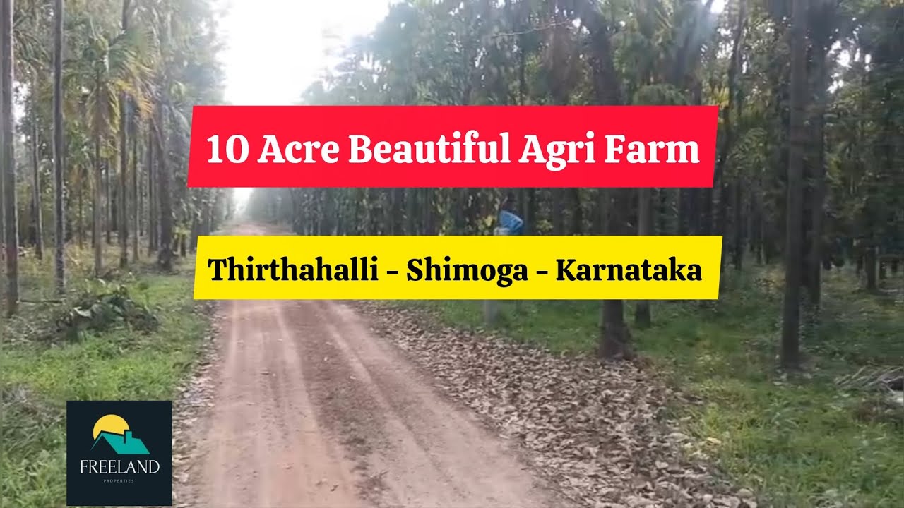 10 Acre Agri Farm For Sale | Thirthahalli | Shimoga | Karnataka farmhouse dairyfarm investment 