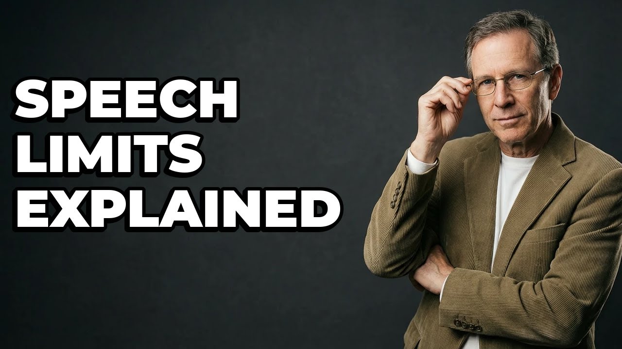 What Are the Constitutional Limits on Speech Restriction?