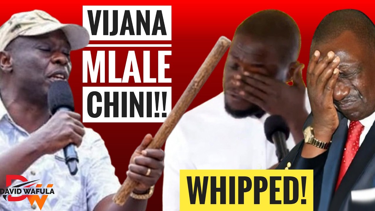 SHAOLIN MASTER RIGATHI GRABS BAMBOO STICK AND GOES AFTER POMPOUS SAKAJA AND RUTO!