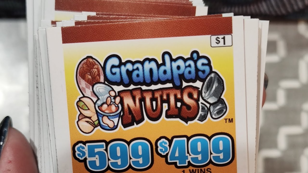 🥜🥜🥜🥜 50 pulltabs of Grandpa's NUTS😂😂😂🫣. #asmr #lottery #pulltabs 