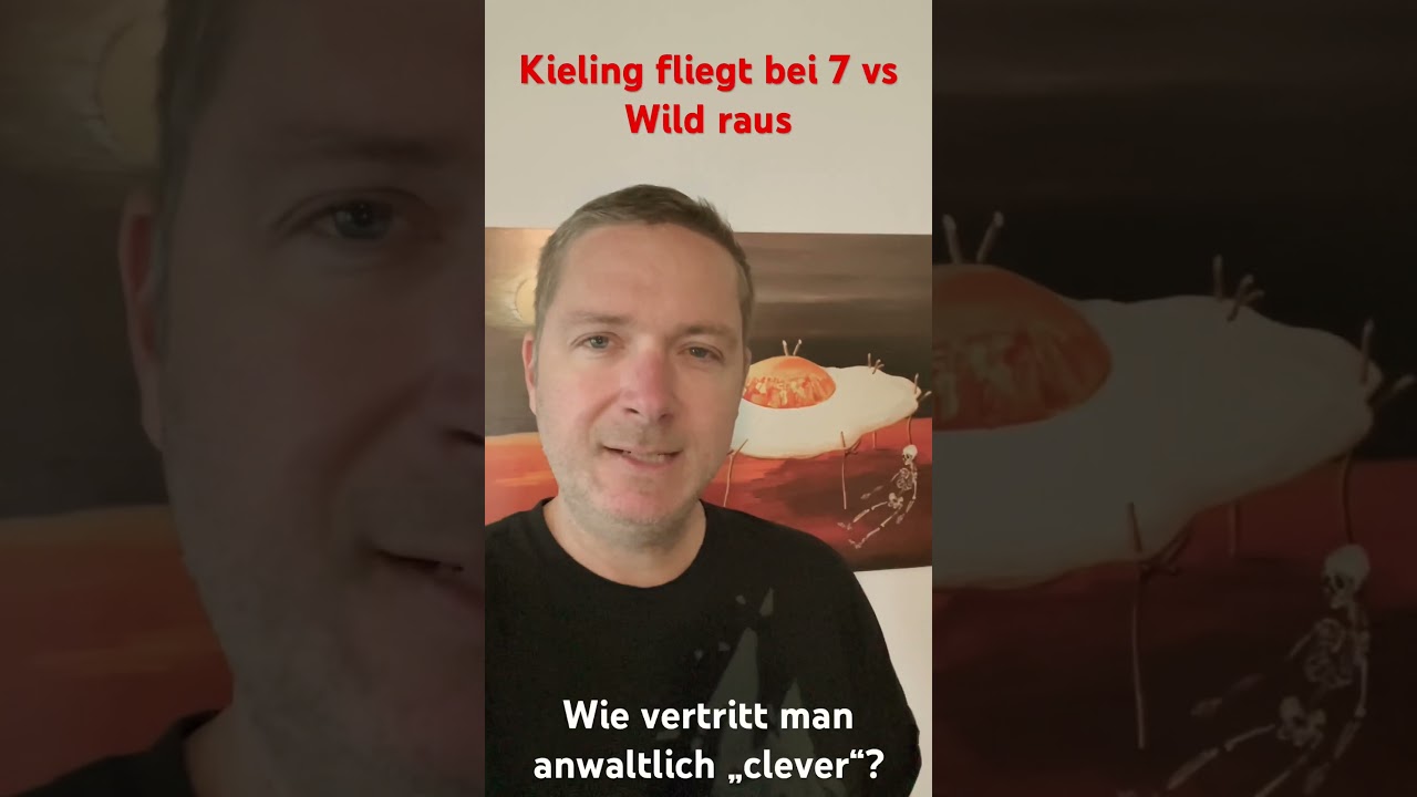 Nach Kieling Rauswurf bei 7 vs Wild. Frage nach anwaltlichem Vorgehen (rechtlich /auf Image bezogen)