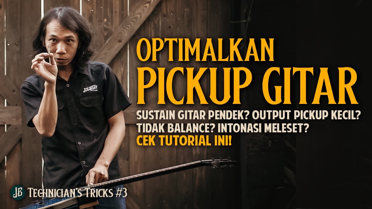BIAR PICKUP GITAR MAKSIMAL‼️ Cara Balancing & Menentukan pickup height gitar dan bass yang tepat.