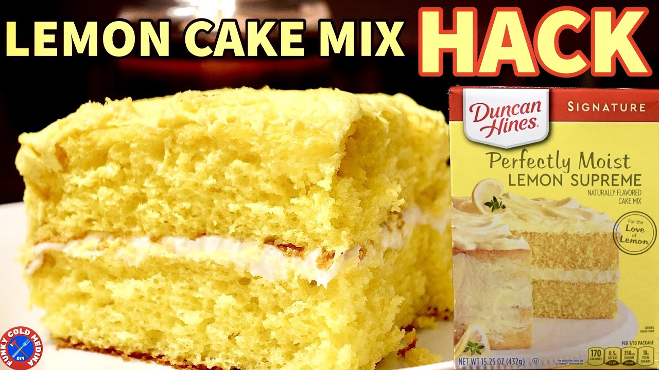 ЛУЧШИЙ 🍋ХАК С СМЕСЬЮ ДЛЯ ЛИМОННОГО КЕКСА!!! | ПРЯМО КАК ДОМАШНИЙ!!!😮