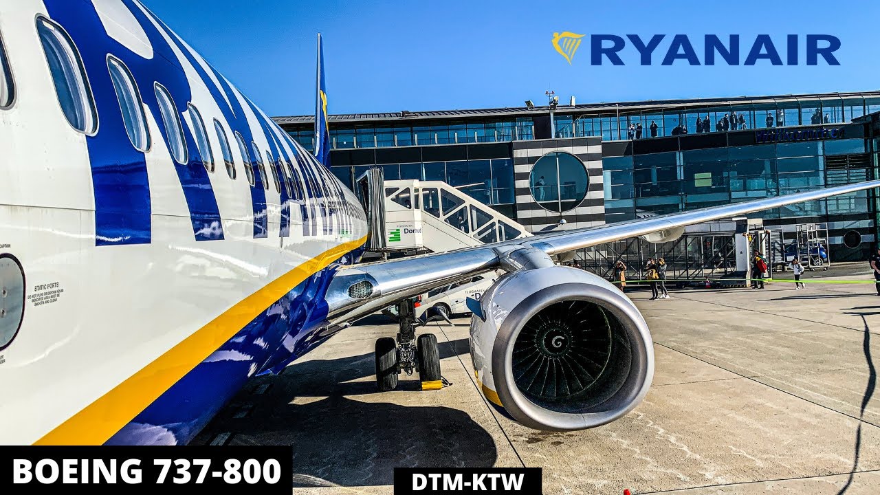 [4K] TRIP REPORT | Ryanair (op.by BUZZ) | Boeing 737-800 | Dortmund 🇩🇪 to Katowice 🇵🇱