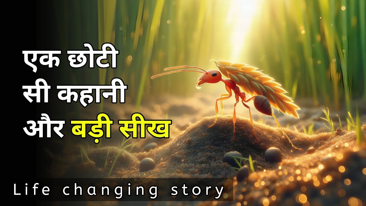 🔸एक छोटी सी चींटी की कहानी | Hindi Kahani #AntGrasshopperHindiStory#