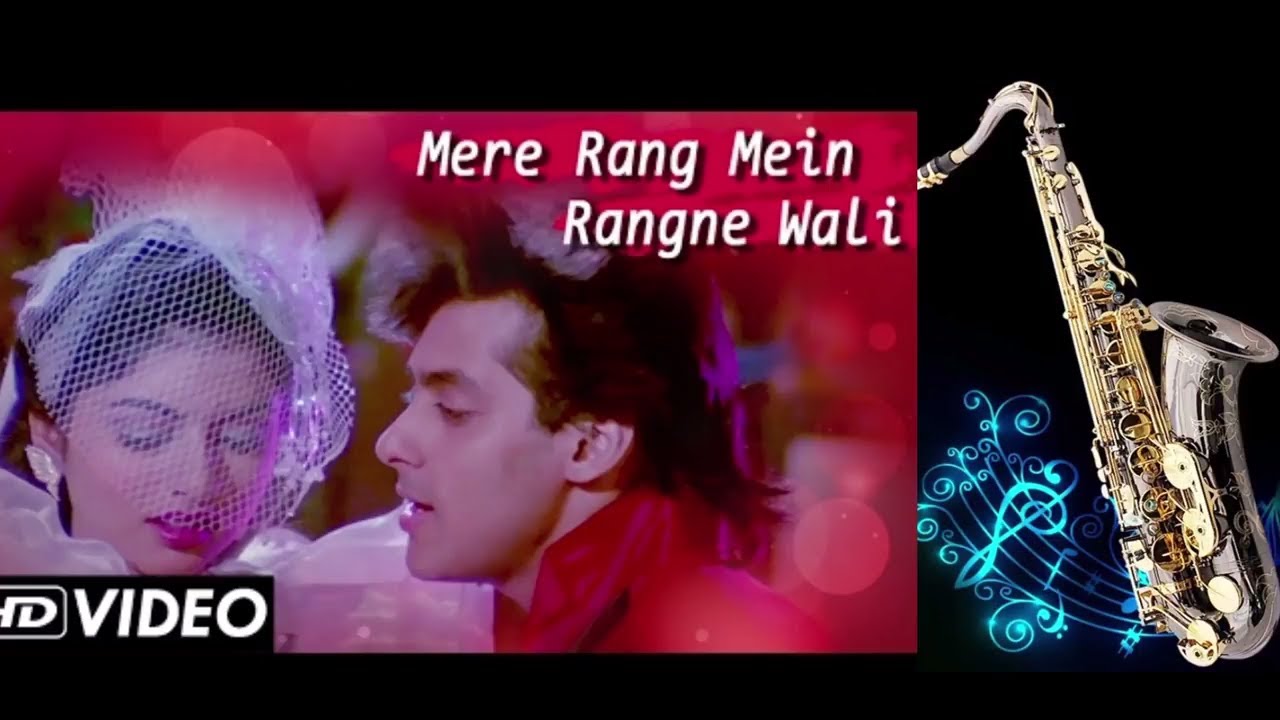 #322:- Mere Rang Mein Rangne Wali | Maine Pyar Kiya | S.P.Bala| Best Bollywood Saxophone Cover
