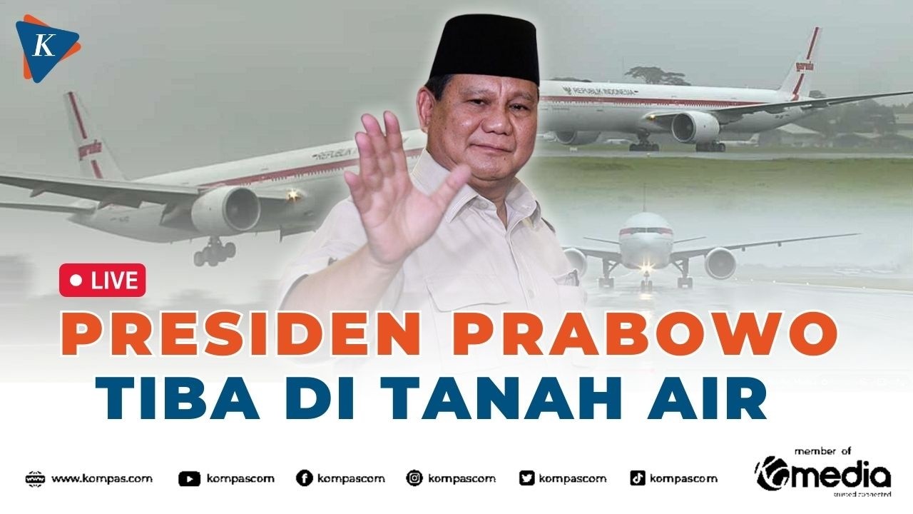 BREAKING NEWS - Presiden Prabowo Tiba di Indonesia Usai Lawatan Tiga Negara