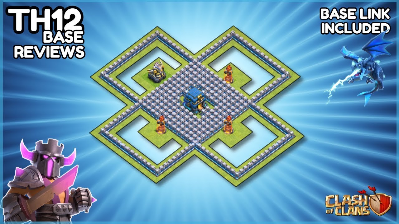 *TRICKY* TH12 Legend League & War Base (With Link) - Anti 2 Star - Clash of Clans - #60
