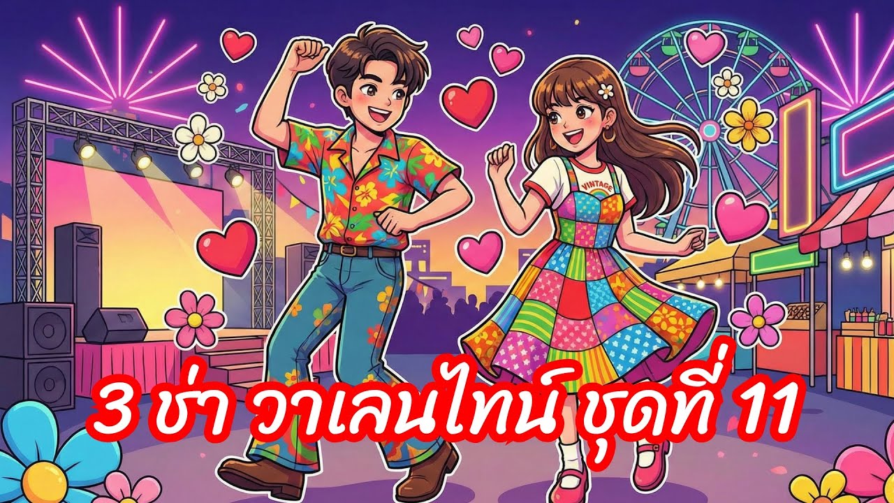 [ชุดที่ 11] รวมเพลง 3 ช่า วาเลนไทน์  - แดนซ์โจ๊ะๆ มันส์รับวันแห่งความรัก 2026