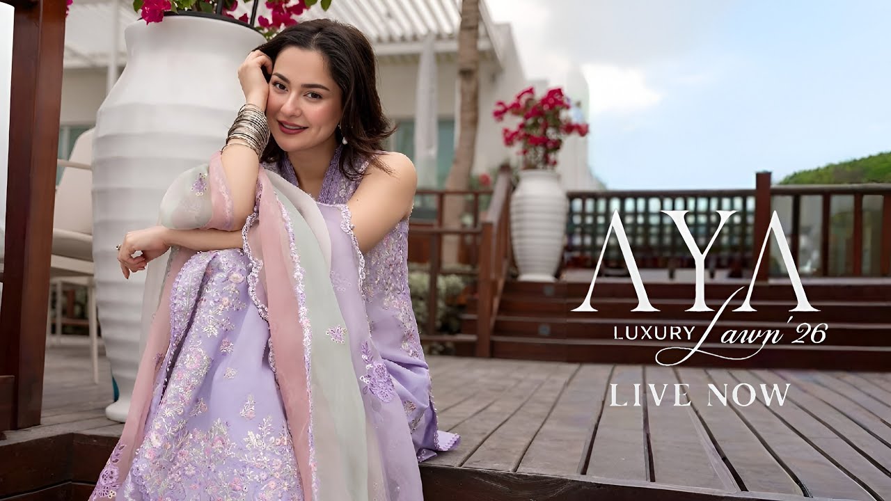 Faiza Saqlain AYA Unstitched Luxury Lawn Collection 2026 | Faiza Saqlain Eid Lawn Collection 2026