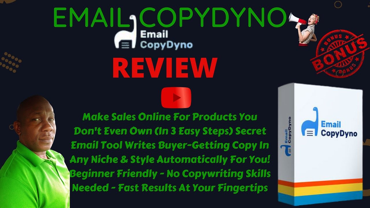 Email CopyDyno Review⚠️CAUTION⚠️MY BONUS PACK WORKS BEST WITH EMAIL COPYDYNO