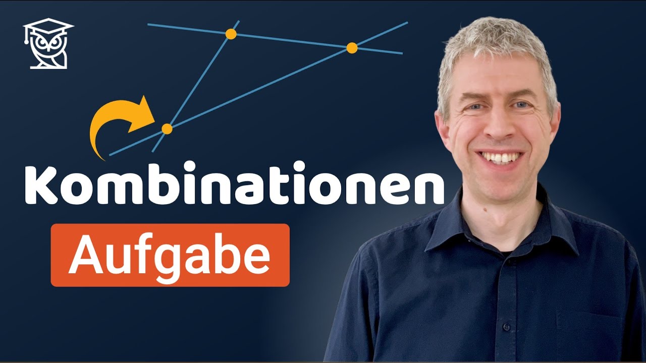 Kombinationen in räumlicher Geometrie - Aufgabe einfach erklärt
