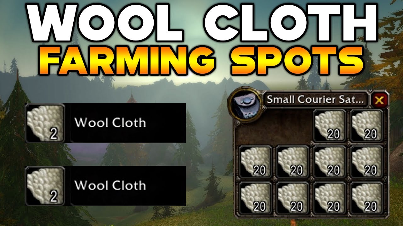 SoD BEST WOOL CLOTH FARMING SPOTS - World of Warcraft Classic